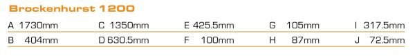 Elektrinis LED  židinys BROCKENHURST SUITE 1200 - Image 5