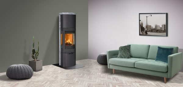 Ketinė malkinė krosnelė JØTUL F 377 V2 ADVANCE HT ,juodos spalvos - Image 3